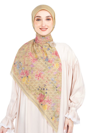 Ikat Harmony Series Large - Canola