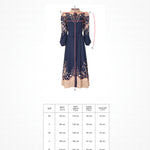 Ikat Blossom Puff Shirt Dress - Midnight