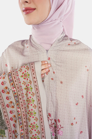 Imperial Mughal Prayer Robe - Taupe