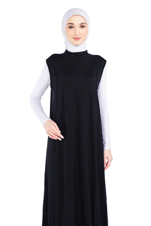 Inner Dress Sleeveless - Nursing - Black