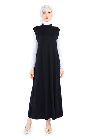 Inner Dress Sleeveless - Nursing - Black