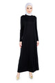 Inner Dress Long Sleeve - Nursing - Black