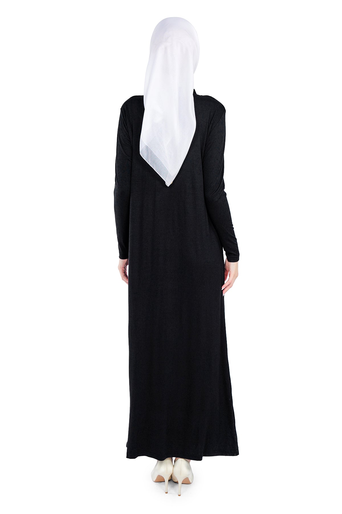 Inner Dress Long Sleeve - Nursing - Black