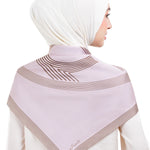 Intertwined Multiway Satin Scarf - Multicolor