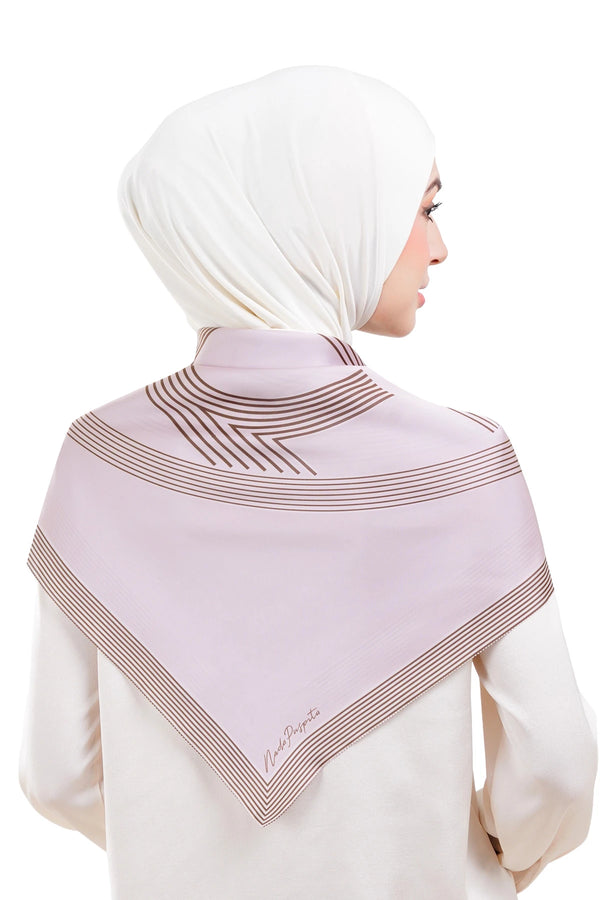 Intertwined Multiway Satin Scarf - Multicolor