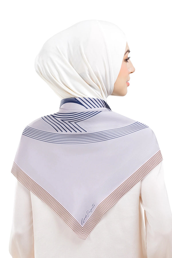 Intertwined Multiway Satin Scarf - Multicolor