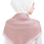 Intertwined Multiway Satin Scarf - Pink