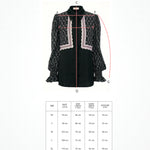 Intertwined Layered Shirt - Black