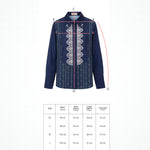 Intertwined Square Shirt - Navy