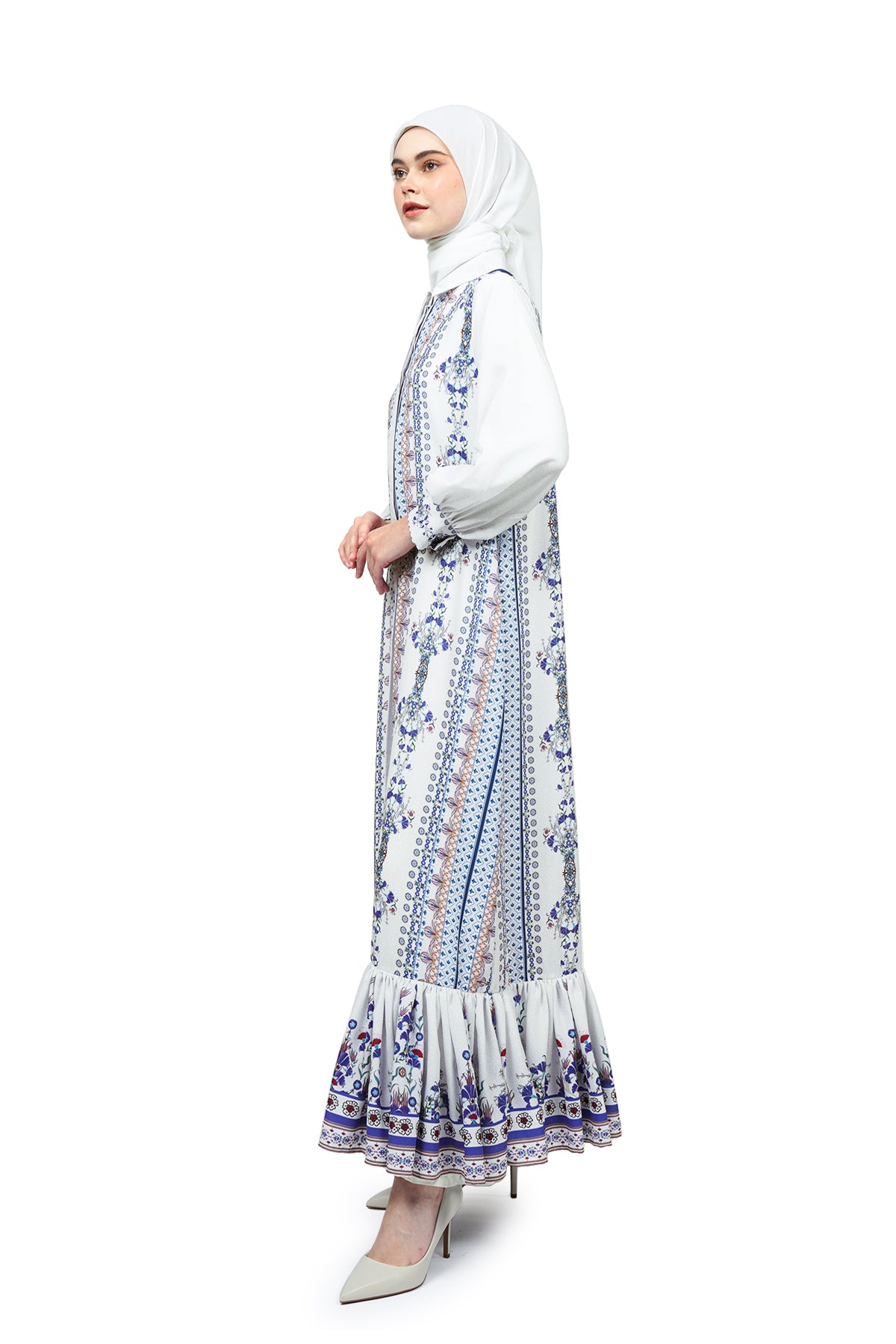 Iznik Shirt Dress - Multicolor