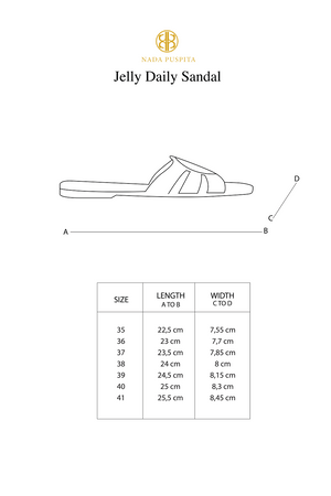 Jelly Daily Sandal - White