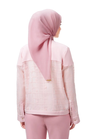 Jasmine Monogram Shirt - Pink