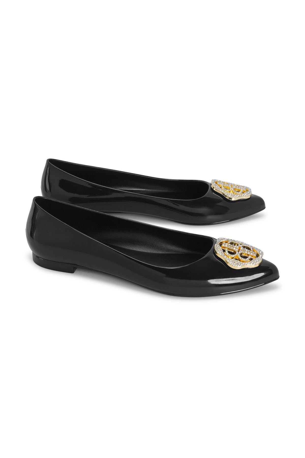 Jelly Flat Shoes - Black