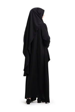 Khadijah Khimar Set - Black