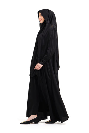 Khadijah Khimar Set - Black
