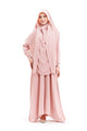 Khadijah Khimar Set - Dusty Pink