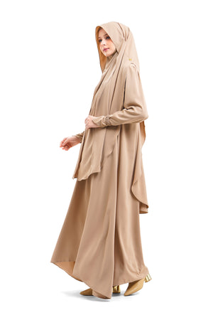Khadijah Khimar Set - Latte