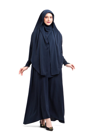 Khadijah Khimar Set - Navy