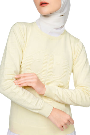 Valerie Knit Top - Cream