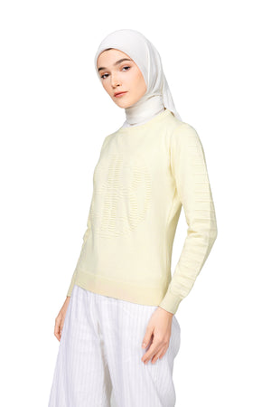 Valerie Knit Top - Cream