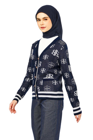 Greta Cardigan - Blue