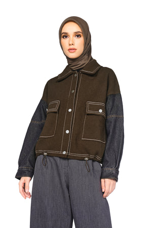 Katniss Jacket - Brown