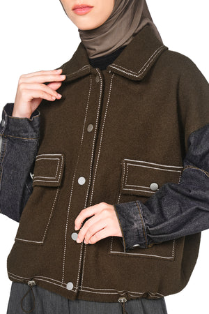 Katniss Jacket - Brown