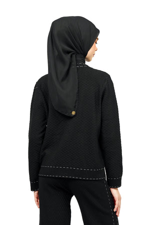 Malika Knit Cardigan - Black