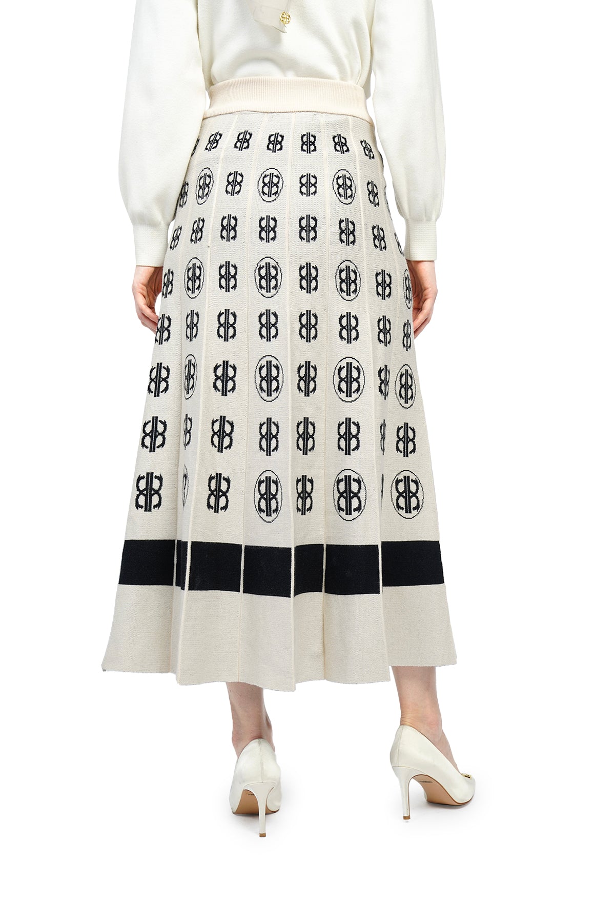 Eaphi WAVE LINE MAXI SKIRT Eaphi WAVE LINE MAXI SKIRT Red Habutai