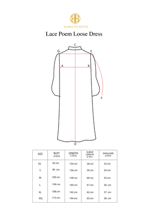 Lace Poem Loose Dress - Pink