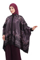 Lace Poem Batwing Top - Maroon