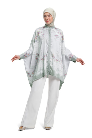 Lace Poem Batwing Top - Sage