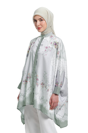 Lace Poem Batwing Top - Sage