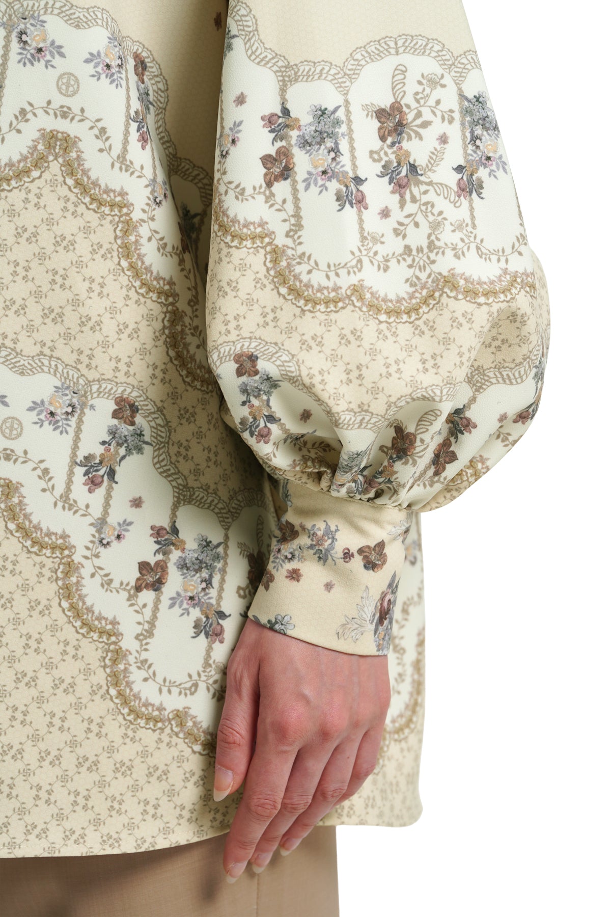 レディース Pasterip Battenberg lace design blouse