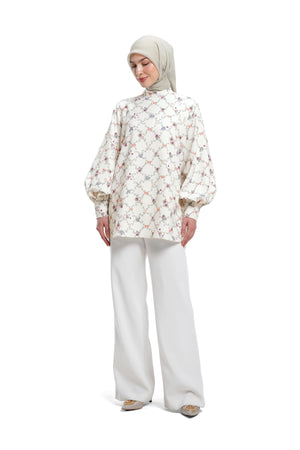 Lace Poem Blouse - White