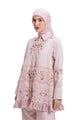 Lace Poem Ruffle Shirt - Pink