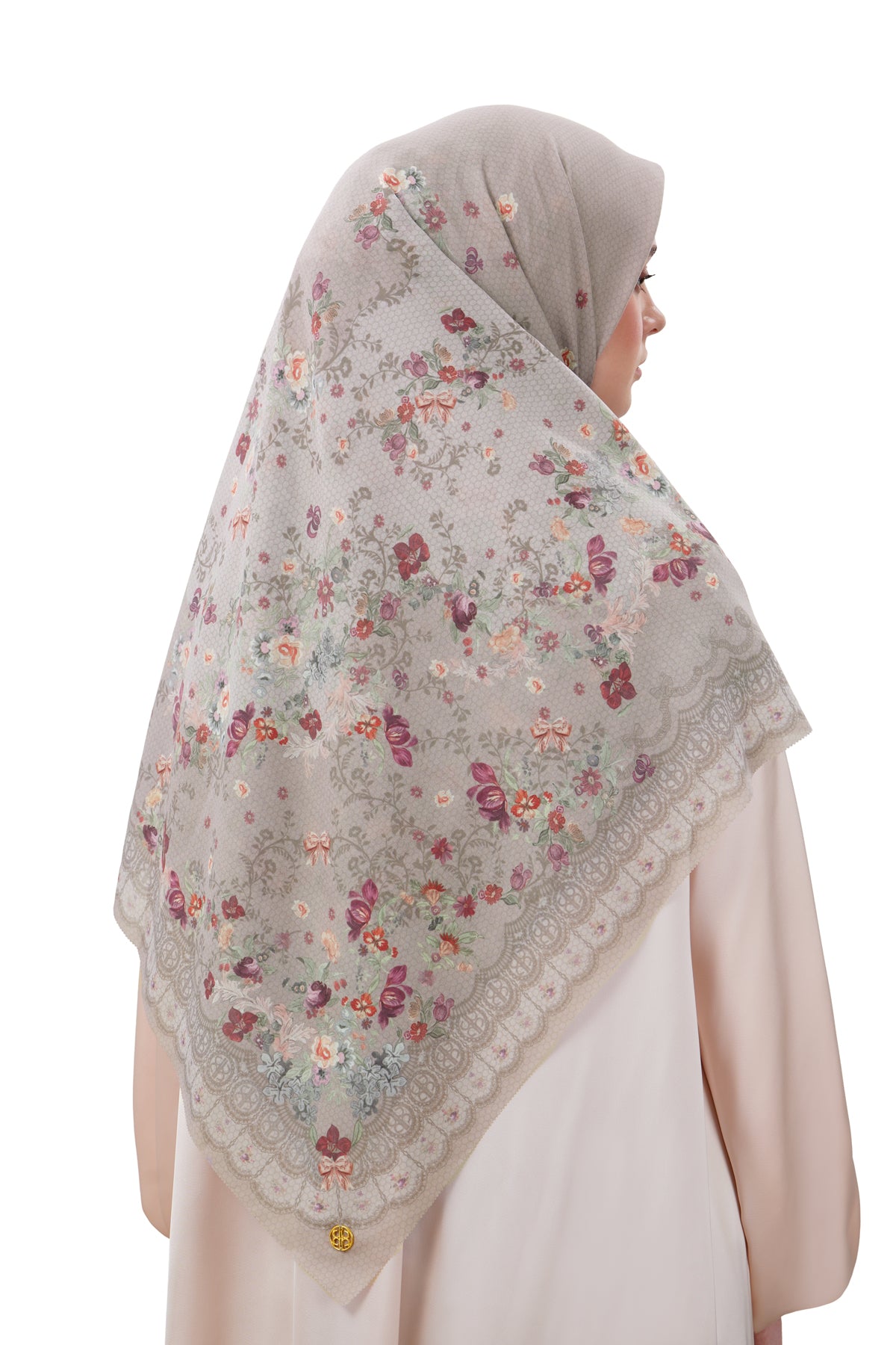 Lace Poem Series Large - Gray