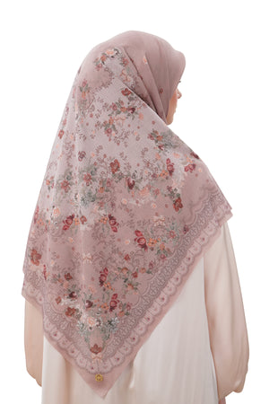 Lace Poem Series Large - Ash Rose