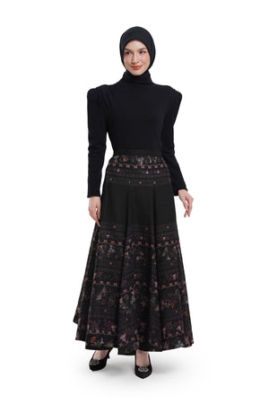 Lace Poem Skirt - Black