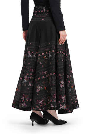 Lace Poem Skirt - Black