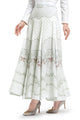 Lace Poem Skirt - Grey