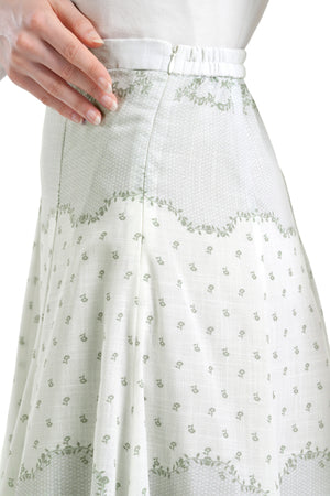 Lace Poem Skirt - Grey
