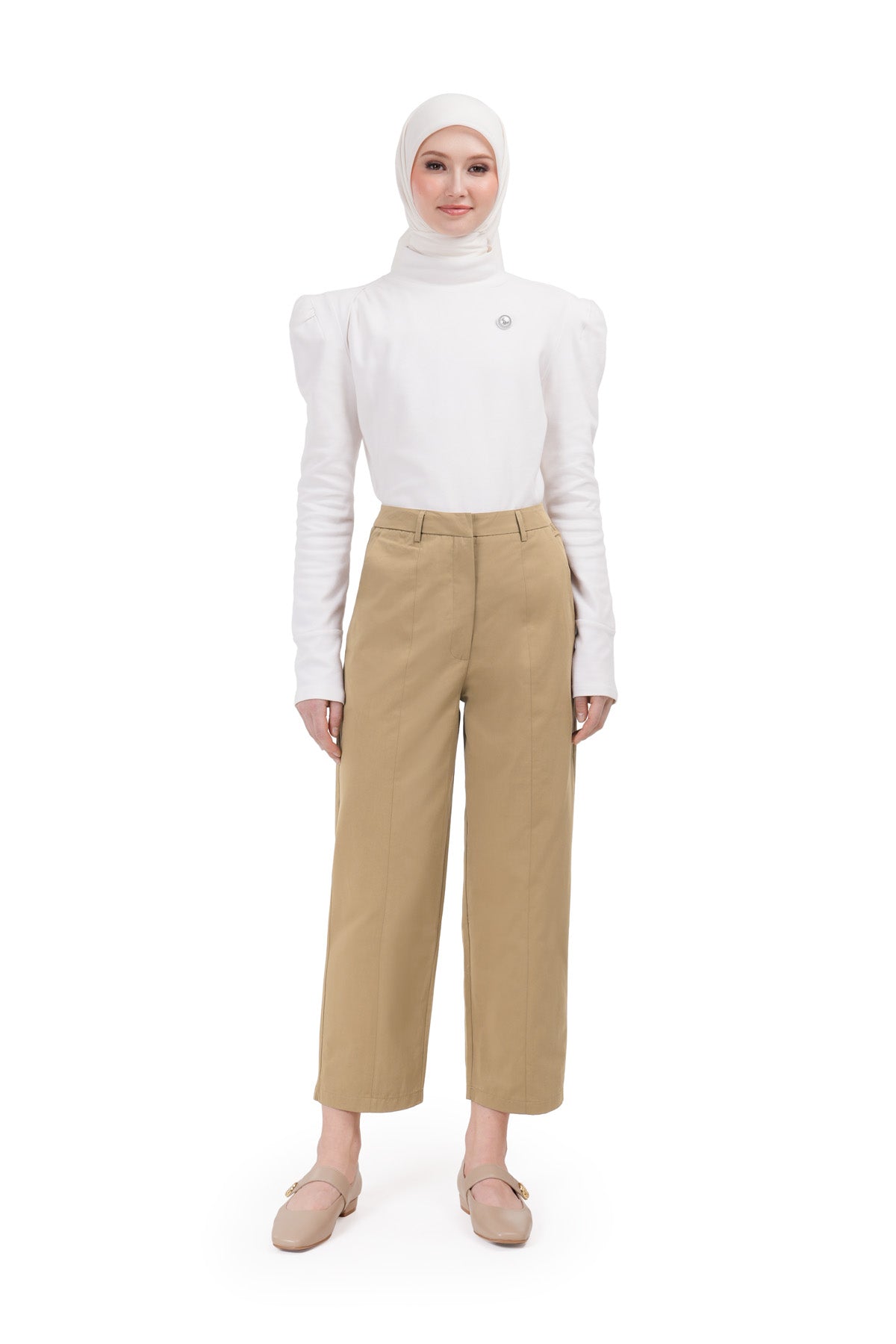 Lana Pants - Taupe - Nada Puspita