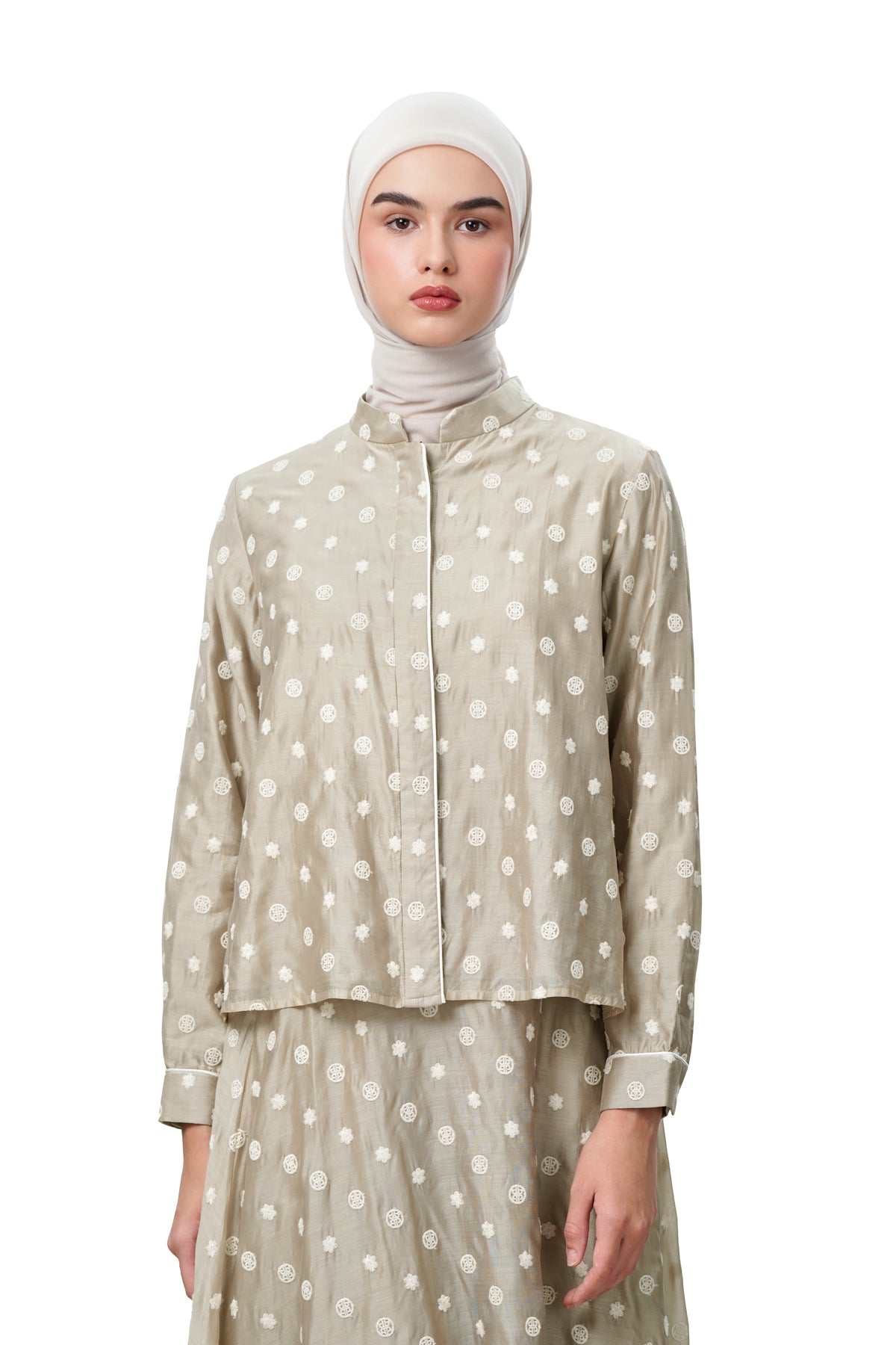 Laura Crop Shirt - Brown
