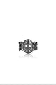 Lila Ring Brooch - Black