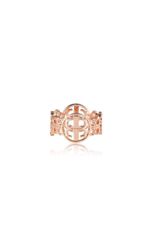 Lila Ring Brooch - Rose Gold
