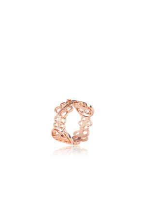 Lila Ring Brooch - Rose Gold