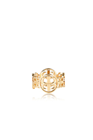 Lila Ring Brooch - Gold