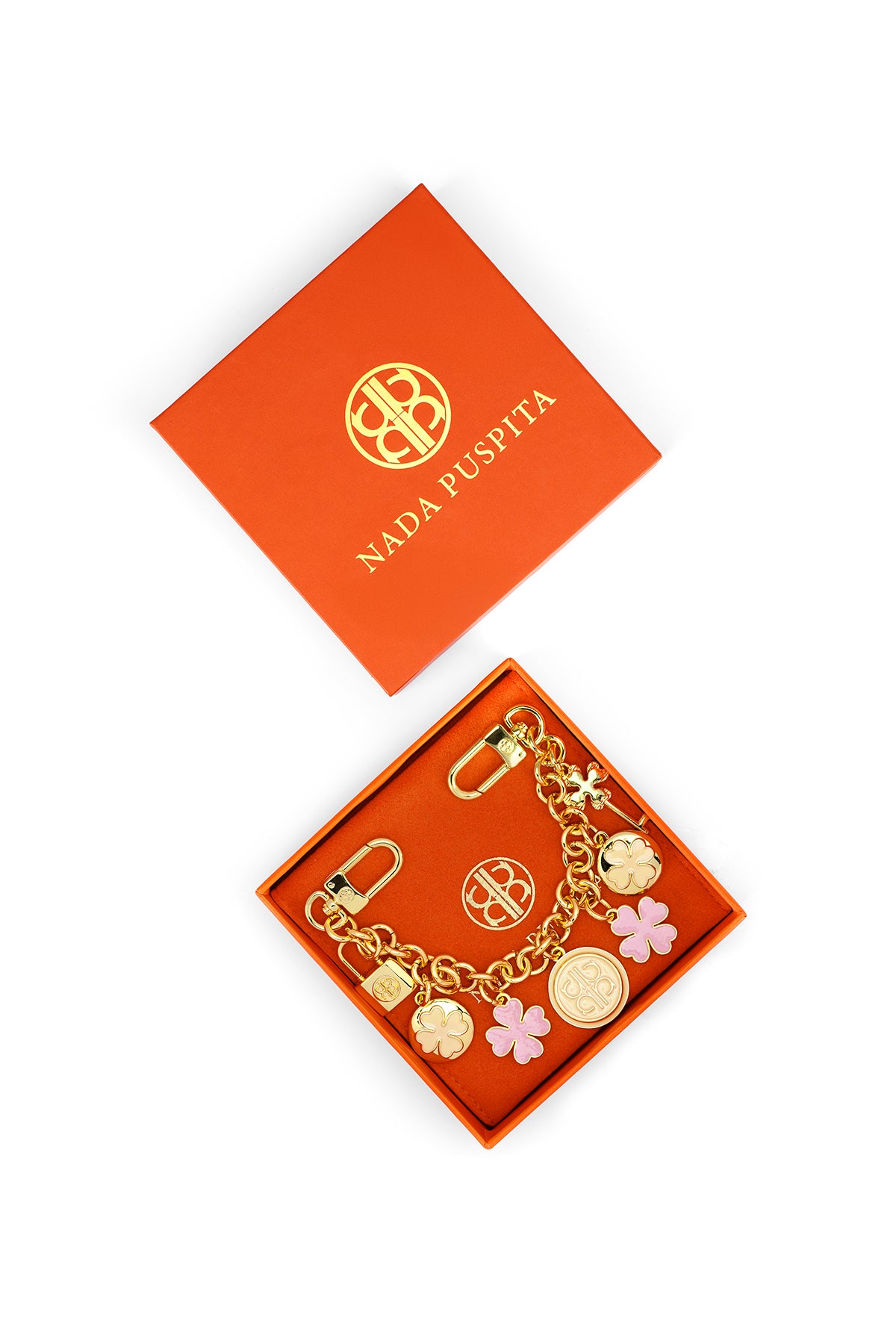 Love & Lock Charm - Blush