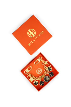 Love & Lock Charm - Noir